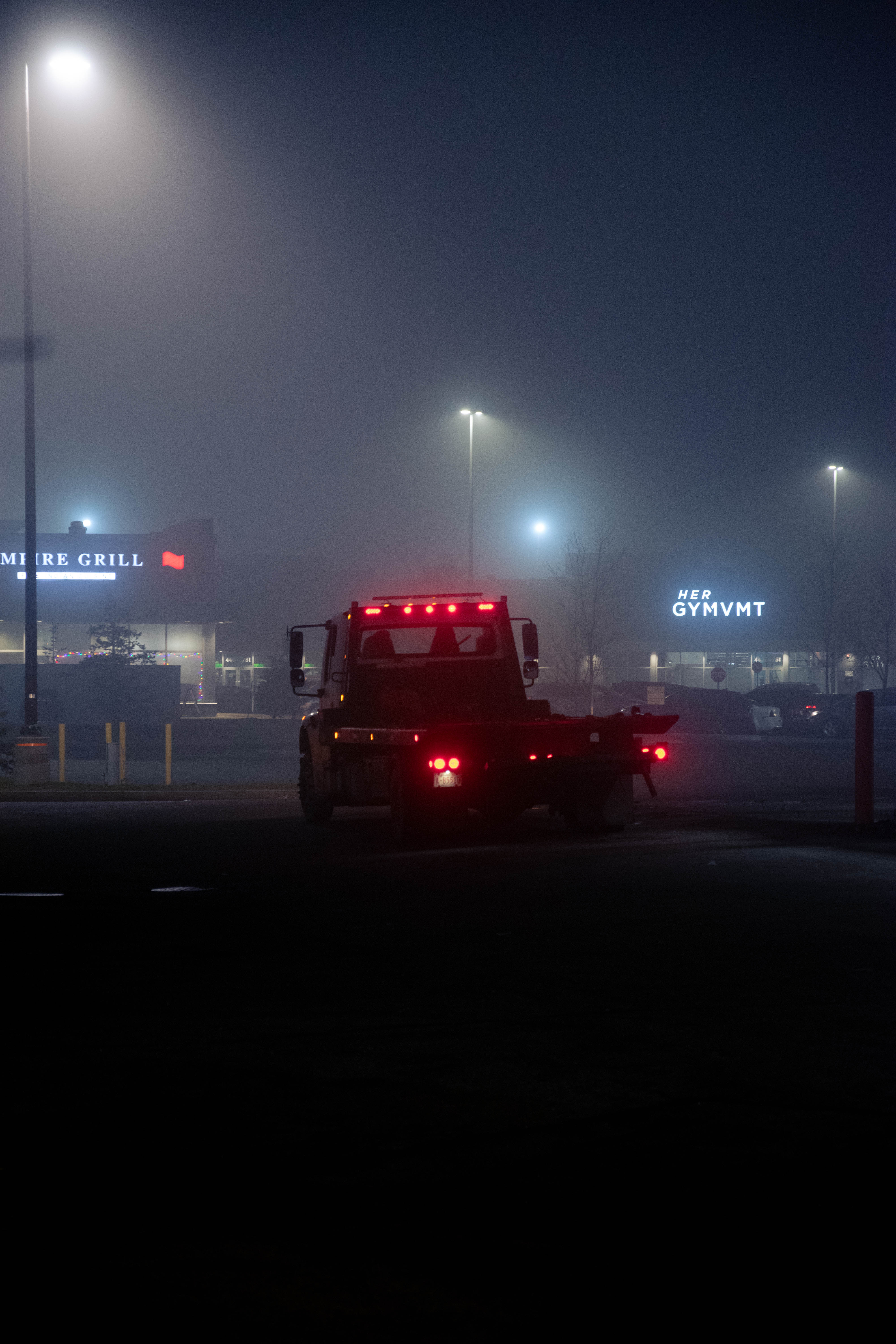 Tow Truck and Lights